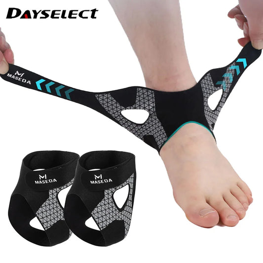 Ankle Brace – Ultra-Thin Compression Support with Bi-Directional Strap
