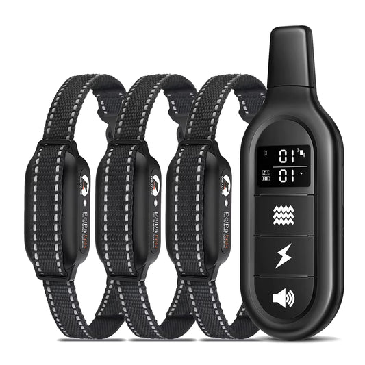 Dog Training Collar 3300ft Range IPX7 Waterproof – 1/2/3 Dogs