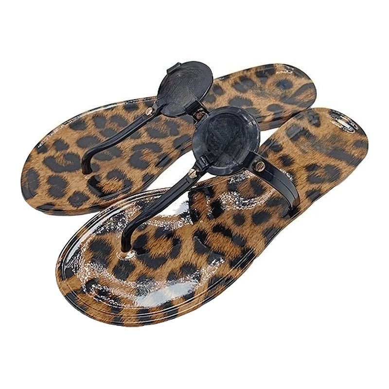 Women's Clear Jelly Flip Flops – Transparent Beach Sandals