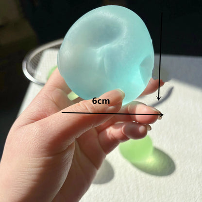 Transparent Slow-Rebound Squishy Stress Ball – Sensory Fidget Toy