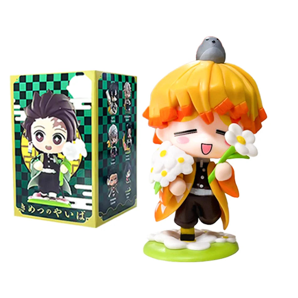 Demon Slayer Anime Figure Blind Box – Tanjiro & Nezuko Mini Statues