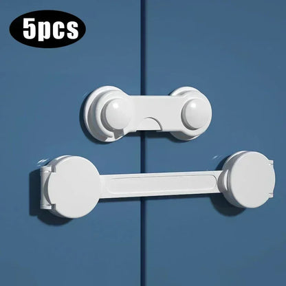 Baby Safety Cabinet Locks – Child Proof Drawer & Door Locks (2 or 5 Pack)