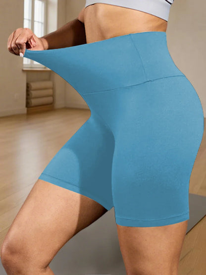 High-Waist Biker Shorts for Women - Tummy Control