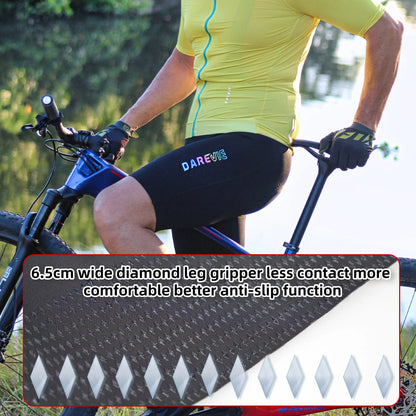 Cycling Bib Shorts Men - Darevie DVP105 Italy Elastic Interface Pad