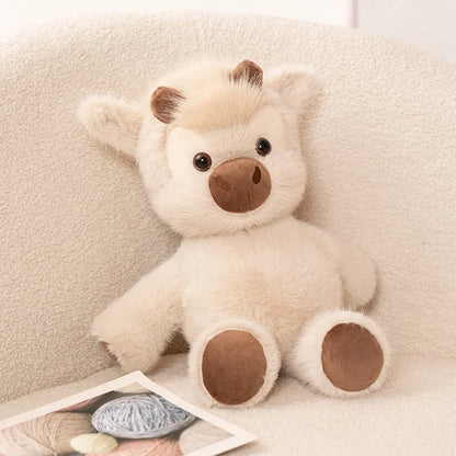 Highland Cattle Plush Toy 45cm – Huggable Stuffed Animal Cow