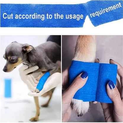 Self-Adhesive Sports Elastic Bandage Tape – 10 Rolls