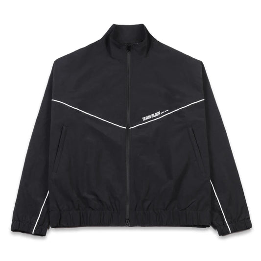 Unisex Windbreaker Track Jacket – Team Black Sports Coat