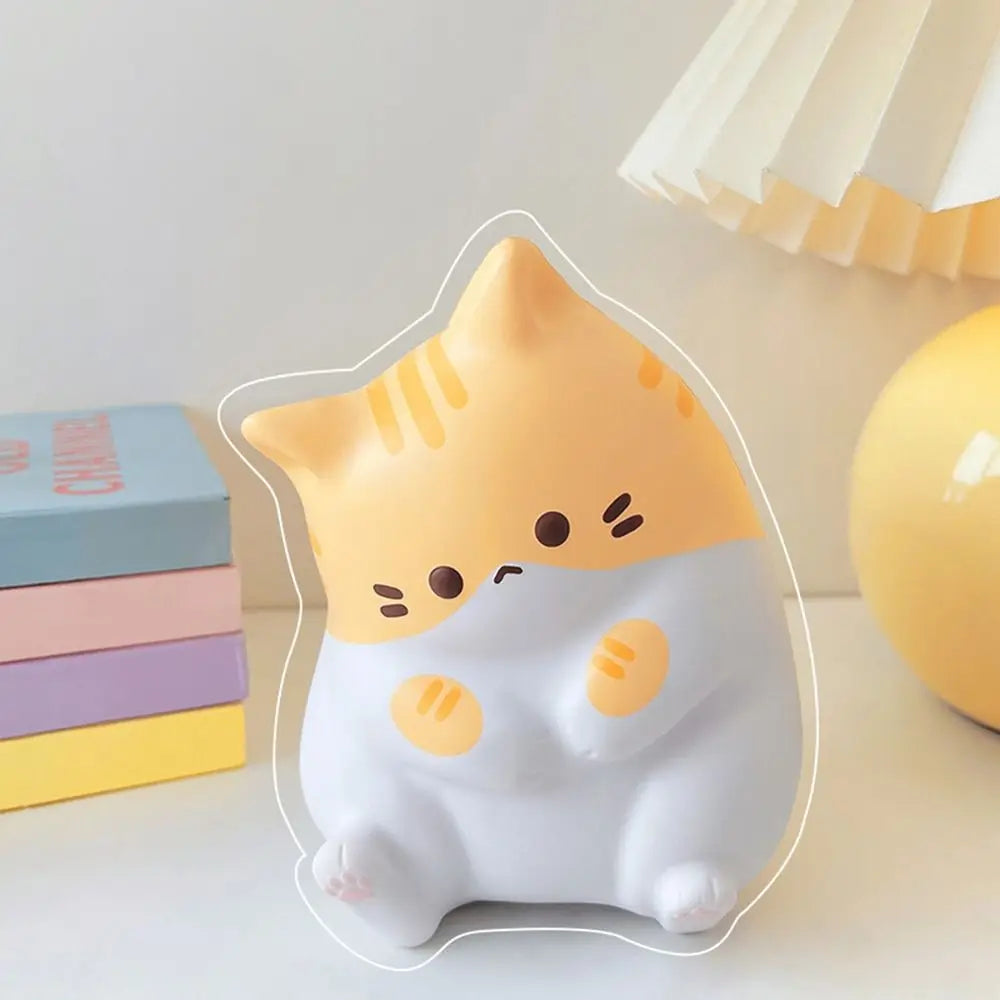 Cat Squishy Stress Relief Toy – Slow Rising PU Squeeze Ball