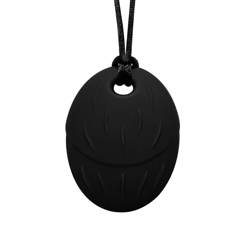 Silicone Chew Necklace – Sensory Teether Pendant for Kids Oral Motor Chewing