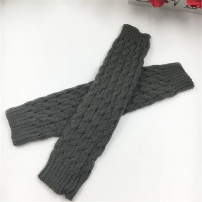 Women's Knit Leg Warmers – Cozy Boot Socks for Fall & Winter