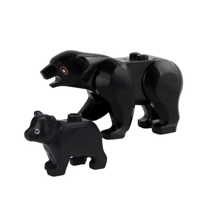 Animal Building Block Mini Figures – MOC Zoo & Farm Creatures Set for Kids