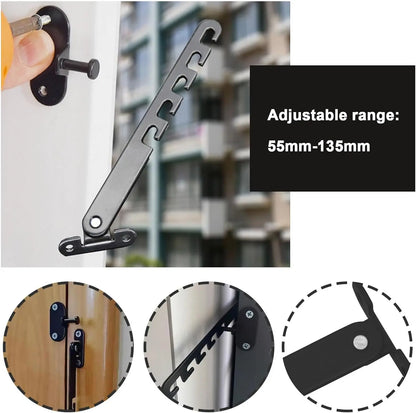 Window Restrictor Latch – Child Safety Lock with Adjustable Limiter