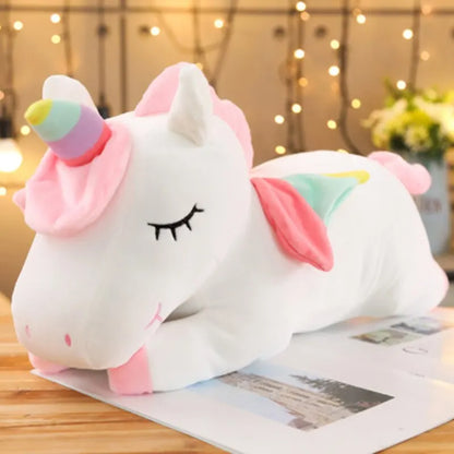 Kawaii Unicorn Plush Stuffed Animal Toy – Soft Huggable Doll 9.8–19.7in