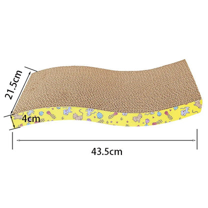 Cat Scratch Pad – Corrugated Cardboard Scratcher for Sofa & Claw Sharpening