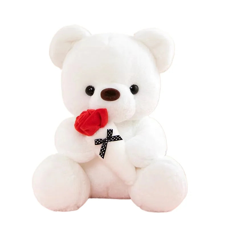 Rose Bear Plush Toy – Romantic Stuffed Animal Gift