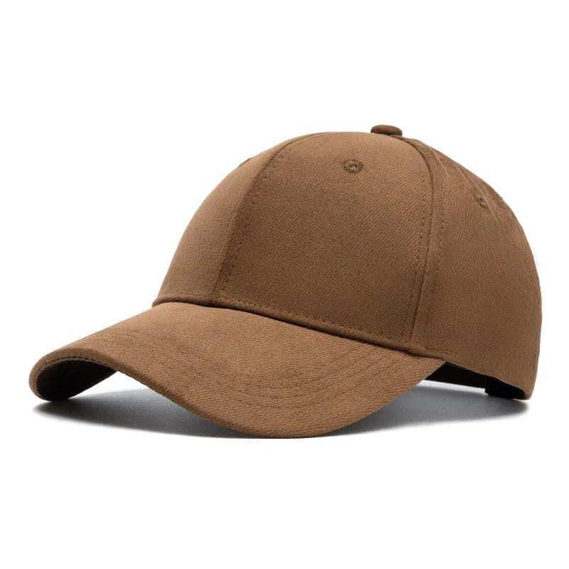 Unisex Adjustable Baseball Cap – Solid Retro Snapback Hat for Men & Women