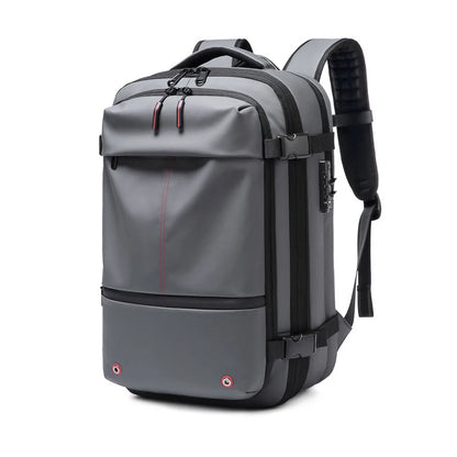 17-Inch Laptop Backpack for Men – Expandable Travel & Business Bag