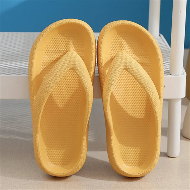 Women's Soft Sole Flip Flop Sandals – Non-Slip Beach & House Slippers