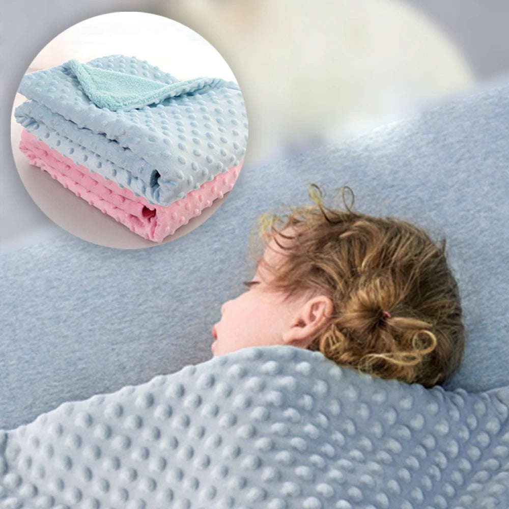 Baby Fleece Blanket – Soft Thermal Swaddle for Newborns
